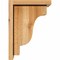 Ekena Millwork Newport Rough Sawn Corbel w/Backplate, Western Red Cedar, 8"W x 10"D x 14"H COR08X10X14NEW01RWR - alternate 4